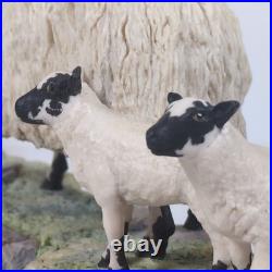 Border Fine Arts Blackfaced Ewe & Collie B104 Ray Ayres Vintage Mounted VGC
