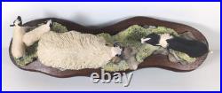 Border Fine Arts Blackfaced Ewe & Collie B104 Ray Ayres Vintage Mounted VGC