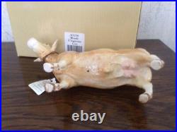 Border Fine Arts Blonde D'Aquitaine Cow Model A5256 18x12cms Boxed