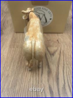 Border Fine Arts Blonde D'Aquitaine Cow, immaculate condition, RARE A5256
