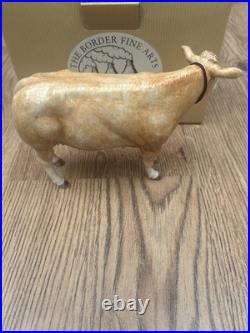 Border Fine Arts Blonde D'Aquitaine Cow, immaculate condition, RARE A5256