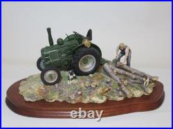 Border Fine Arts Boxed Ltd. Ed. 1228/1500'hauling Out' Sculpture By Ray Ayres