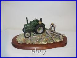 Border Fine Arts Boxed Ltd. Ed. 1228/1500'hauling Out' Sculpture By Ray Ayres
