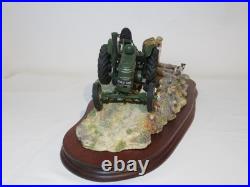 Border Fine Arts Boxed Ltd. Ed. 1228/1500'hauling Out' Sculpture By Ray Ayres