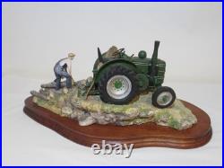 Border Fine Arts Boxed Ltd. Ed. 1228/1500'hauling Out' Sculpture By Ray Ayres