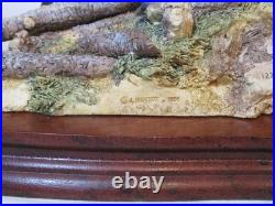 Border Fine Arts Boxed Ltd. Ed. 1228/1500'hauling Out' Sculpture By Ray Ayres