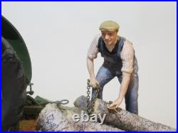 Border Fine Arts Boxed Ltd. Ed. 1228/1500'hauling Out' Sculpture By Ray Ayres