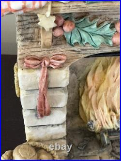 Border Fine Arts Brambly Hedge Christmas Fireplace Figurine BH24 Jill Barklem