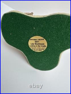 Border Fine Arts. Brambly Hedge'Lady Woodmouse Looking In The Cradle' BH71