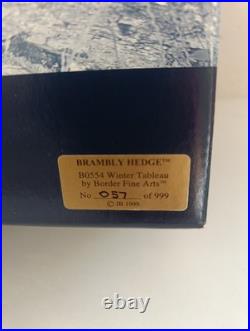 Border Fine Arts Brambly Hedge Winter Tableau B0554 No. 57 (Boxed, certificate)