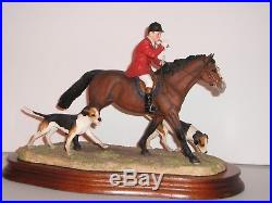 Border Fine Arts COLLECTING THE HOUNDS Fox Hunting/ Hounds L125