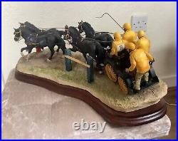 Border Fine Arts Carriage Driving Horses Limited Edition