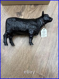 Border Fine Arts Cattle Black Galloway Cow A5255, Bnib