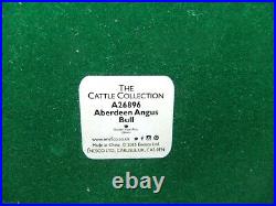 Border Fine Arts Cattle Collection Aberdeen Angus Bull Cow Resin Figure A26896