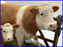 Border Fine Arts Cattle Simmental Cow And Calf Studio Collection A20118