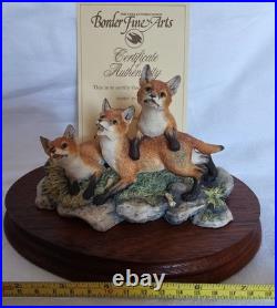 Border Fine Arts Caught in the Act Limited Edition 951/1500 Excellent Condition