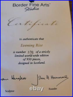 Border Fine Arts Ceramic Sculpture- Evening Rise By Adrian Hughes