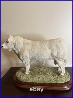 Border Fine Arts Charolais Bull B0587 Jack Crewdson Limited Edition 698/1950