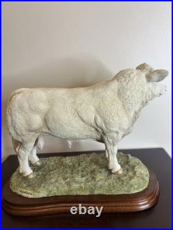 Border Fine Arts Charolais Bull B0587 Jack Crewdson Limited Edition 698/1950