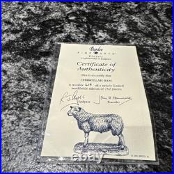 Border Fine Arts Charolais Ram Ltd 750 This Is Number 419BNIB