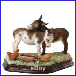 Border Fine Arts Classic B1587 Lean On Me Donkey Figurine Ltd Edition
