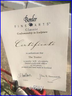 Border Fine Arts Classic Collection the Trotter BO836. Stunning With COA