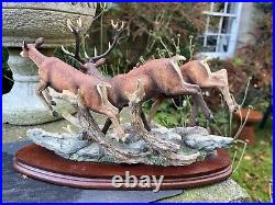 Border Fine Arts Classics Sculpture Highland Chase 25cm Tall B0958