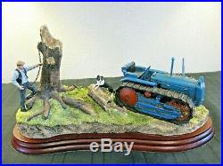 Border Fine Arts' Clearing Out' Country Ploughman 55 By Ray Ayres