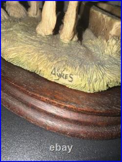 Border Fine Arts Clydesdale Mare And Foal Ray Ayres Ornament