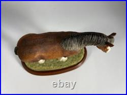 Border Fine Arts Clydesdale Wooden Base 111043 Enesco 2002 Horse Breeds