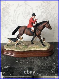 Border Fine Arts Collecting The Hounds Hunting Scene Limited Edition Anne Wall