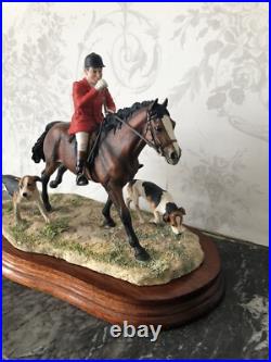 Border Fine Arts Collecting The Hounds Hunting Scene Limited Edition Anne Wall