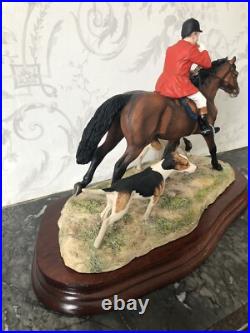 Border Fine Arts Collecting The Hounds Hunting Scene Limited Edition Anne Wall