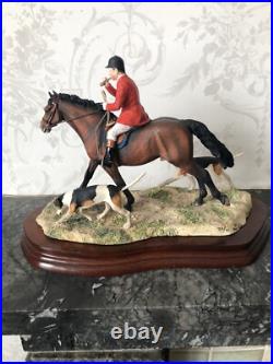 Border Fine Arts Collecting The Hounds Hunting Scene Limited Edition Anne Wall