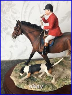 Border Fine Arts Collecting The Hounds Hunting Scene Limited Edition Anne Wall