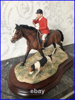 Border Fine Arts Collecting The Hounds Hunting Scene Limited Edition Anne Wall