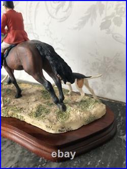 Border Fine Arts Collecting The Hounds Hunting Scene Limited Edition Anne Wall