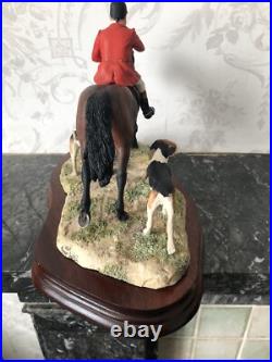 Border Fine Arts Collecting The Hounds Hunting Scene Limited Edition Anne Wall