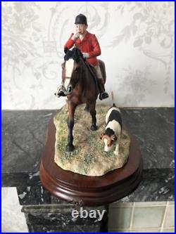 Border Fine Arts Collecting The Hounds Hunting Scene Limited Edition Anne Wall