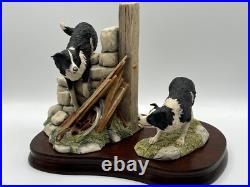 Border Fine Arts Collie Dogs'ALL THINGS WISE AND WONDERFUL' Bob & Sweep JH58 Border Fine Arts Collie Dogs'ALL THINGS WISE AND WONDERFUL' Bob & Sweep JH58