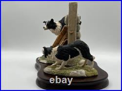 Border Fine Arts Collie Dogs'ALL THINGS WISE AND WONDERFUL' Bob & Sweep JH58 Border Fine Arts Collie Dogs'ALL THINGS WISE AND WONDERFUL' Bob & Sweep JH58