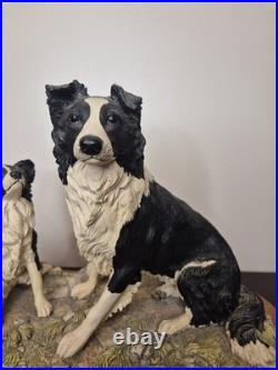 Border Fine Arts Collie & Puppy M Turner 707/1500 Scotland 1994