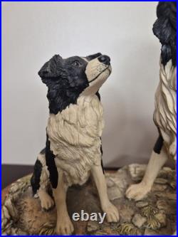 Border Fine Arts Collie & Puppy M Turner 707/1500 Scotland 1994
