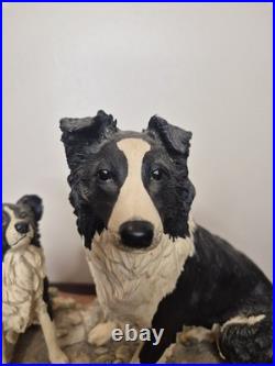Border Fine Arts Collie & Puppy M Turner 707/1500 Scotland 1994