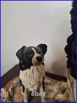 Border Fine Arts Collie & Puppy M Turner 707/1500 Scotland 1994
