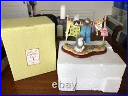 Border Fine Arts Comic Curious Cats Hung out to Dry (signed) Linda Jane Smith