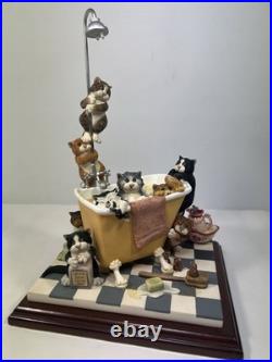 Border Fine Arts Comic Curious Cats In The Tub -Limited Edition #14271500 Read