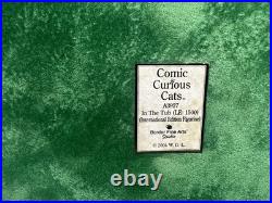 Border Fine Arts Comic Curious Cats In The Tub -Limited Edition #14271500 Read