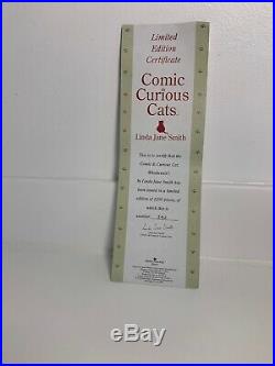Border Fine Arts Comic & Curious Cats Limited Edition Whodunnit A0486