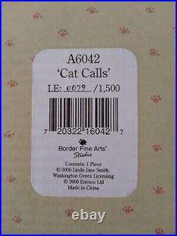 Border Fine Arts, Comic and Curious Cats A6042 Cat Calls LIMITED EDITION